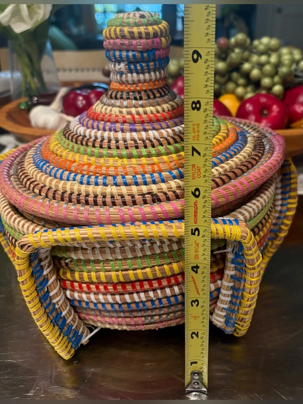 Afua Woven Storage Basket with Lid